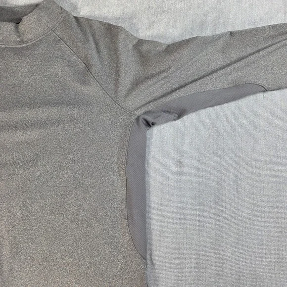 NWT Under Armour ColdGear Fitted Mock Base Layer Women's Large Charcoal Shirt - Picture 4 of 15